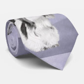 Shih Tzu schilderen - Kute Original Dog Art Stropdas (Opgerold)