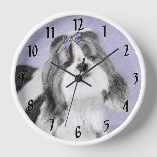 Shih Tzu Schilderij - Mooie Originele Honden Kunst