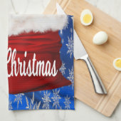 Shih tzu Serviette de cuisine Noël (Quart Plié)