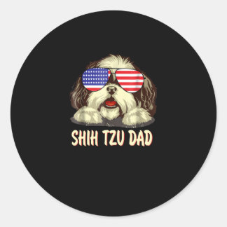 Shih Tzu | Shih Tzu Dad Gift Ronde Sticker