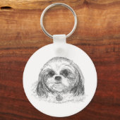 Shih Tzu Sleutelhanger (Voorkant)