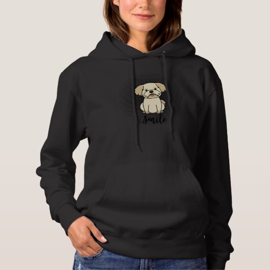 Shih Tzu Smile Hoodie (Voorkant)