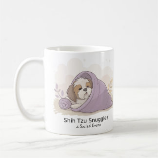 Shih Tzu Snuggles Mug – Cute Cozy Dog Lover Gift Koffiemok