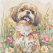Shih Tzu Sticker – Schattigee Sticker (Voorkant)
