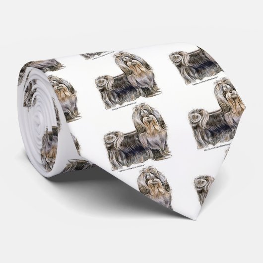 Shih Tzu Stropdas (Opgerold)