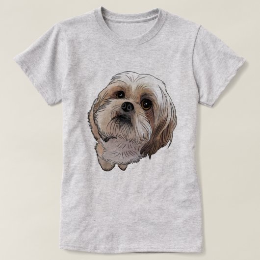 Shih Tzu T-shirt (Design voorkant)