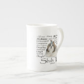 Shih Tzu Traits Bone China Mok (Voorkant rechts)