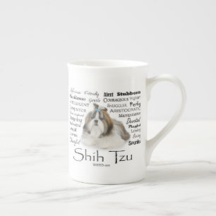 Shih Tzu Traits Bone China Mok