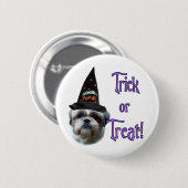 Shih Tzu Trick Ronde Button 5,7 Cm (Voorkant /achterkant)
