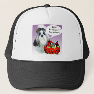 Shih Tzu (verzorgd) Halloween Snoep Trucker Pet