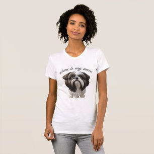 Shih Tzu - Waar is mijn moeder T-shirt