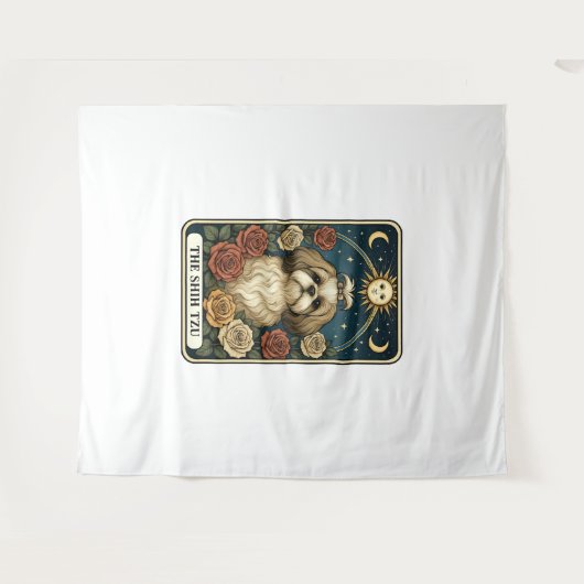 Shih Tzu Wandkleed (Voorkant (horizontaal))