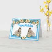 Shih-Tzu - Will Rock voor altijd Kaart (Gele Bloem)