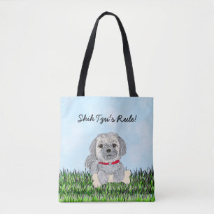 Shih Tzu's Rule Dog Bag Draagtas