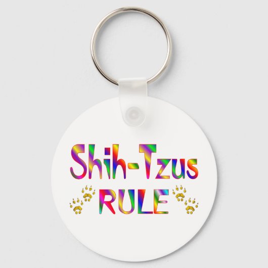 Shih-Tzus Rule Sleutelhanger (Voorkant)