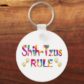 Shih-Tzus Rule Sleutelhanger (Voorkant)