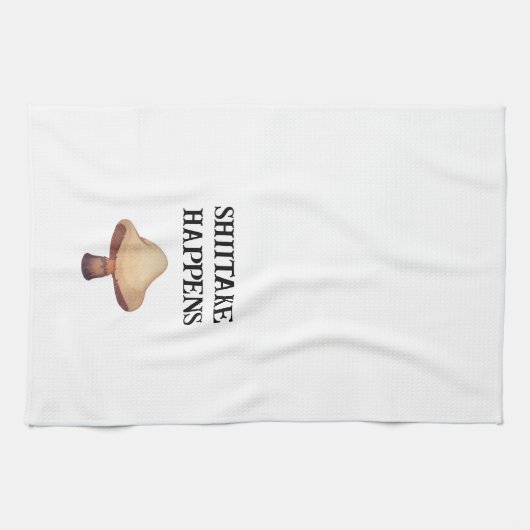 Shiitake Arrive Serviette De Cuisine (Horizontal)