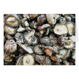 Shiitake Mushrooms Card