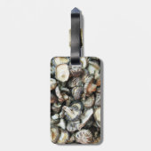 Shiitake paddenstoelen bagagelabel (Achterkant verticaal)