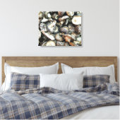 Shiitake paddenstoelen canvas afdruk (Insitu (Slaapkamer))