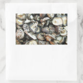 Shiitake paddenstoelen rechthoekige sticker (Tas)