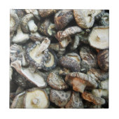 Shiitake paddenstoelen tegeltje (Voorkant)