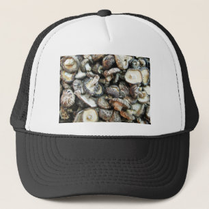 Shiitake paddenstoelen trucker pet