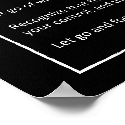 Shikata-ga-nai - Japans concept voor succes Poster (Hoek)