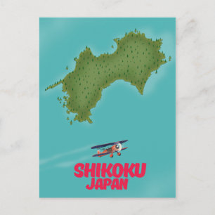 Shikoku Japan kaart