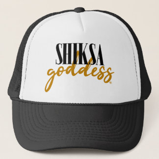 Shiksa Goddess Grappige Joodse jaren '90 Script Sl Trucker Pet