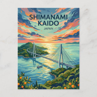 Shimanami Kaido Japan Briefkaart