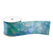 Shimmer Galaxy blauw groen   Lint (Spoel)