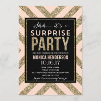 Shimmer glamour | Invitation Surprise Party