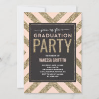 Shimmer | Invitation du Graduation Party