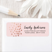 Shimmer moderne | ÉTIQUETTE DE ADRESSE (En situation)