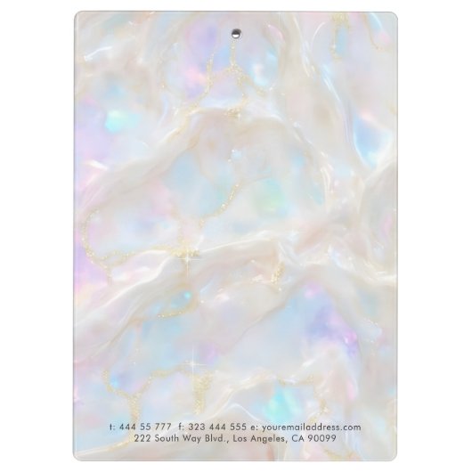 Shimmer Opal Iridescent Background Klembord (Achterkant)