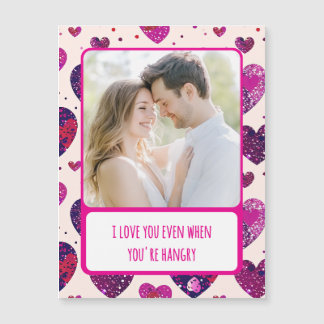 Shimmer Paarse Hart Je bent Hanger Magnetische Kaa