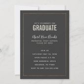 Shimmer Photo Graduation Party Invitation (Dos)