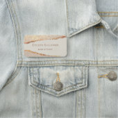 Shimmer Ripped Paper Name Tag (In situ)