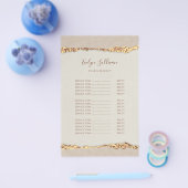 Shimmer ripped papier prijslijst flyer (Enkel)