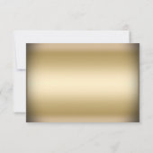 Shimmer Snowflake Gold Kerstvakantie RSVP (Achterkant)