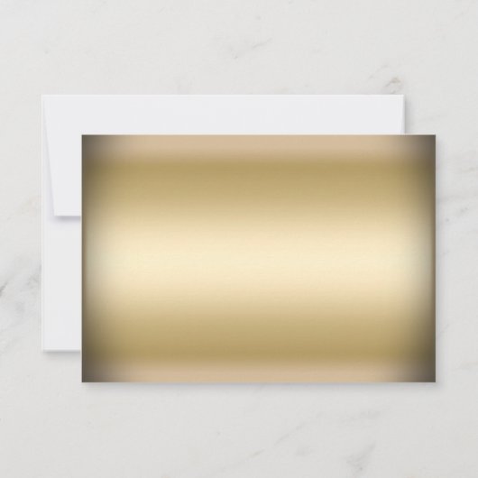 Shimmer Snowflake Gold Noël Vacances RSVP (Dos)