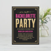 SHIMMER & SPARKLE | BACHELORETTE INVITATION PARTI (Debout devant)