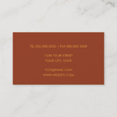 Shimmer Swirls Visitekaartje (Achterkant)