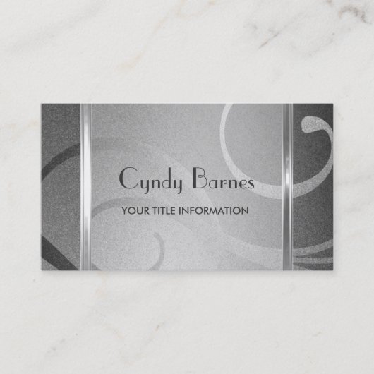 Shimmer Swirls Visitekaartje (Voorkant)
