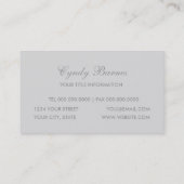 Shimmer Twirl Visitekaartje (Achterkant)