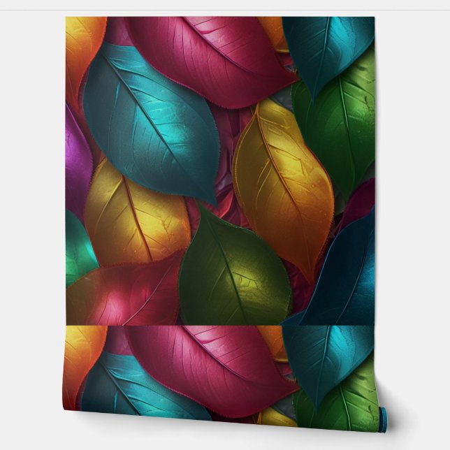 shimmerfeatherCustom Wallpaper 2' x 4', NullValue Behang (Afrollen)