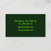 Shimmerger Teeth Smile Soins dentaires Carte verte (Dos)