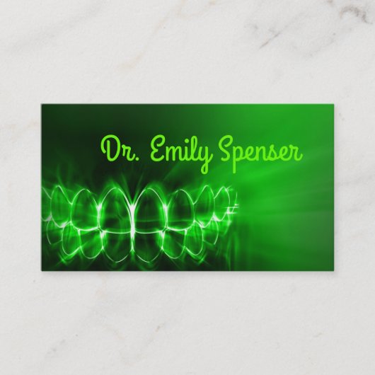 Shimmerger Teeth Smile Soins dentaires Carte verte (Devant)
