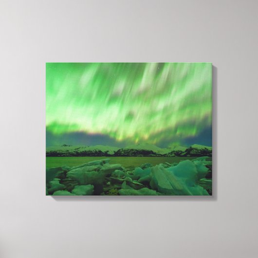 Shimmering Aurora Canvas Afdruk (Voorkant)